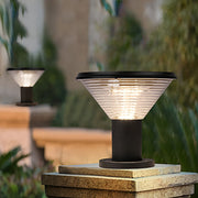 Solar Fence Post Light with Remote Control & Light Sensor