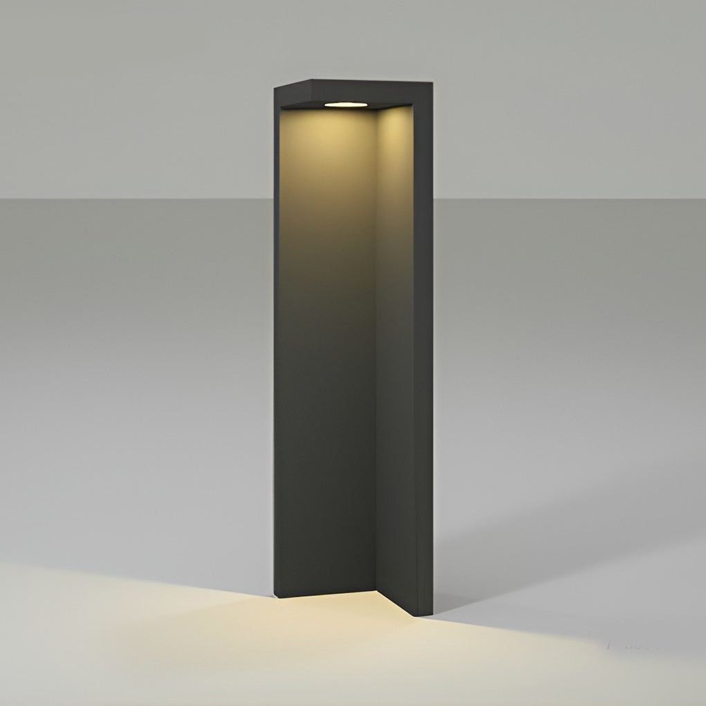 Modern Gray Rectangular LED Path Light 4.5W IP54 Waterproof