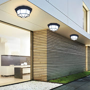 Modern Outdoor LED Flush Mount Ceiling Light - Waterproof Aluminum