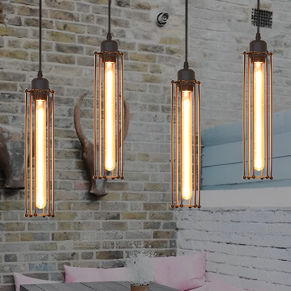 Industrial Black Metal LED Pendant Light | Modern Minimalist Design