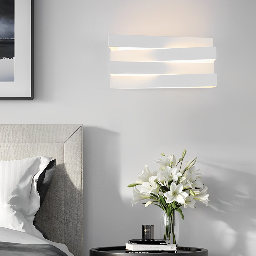 Geometric LED Wall Sconce Modern Minimalist Acrylic Iron Lamp