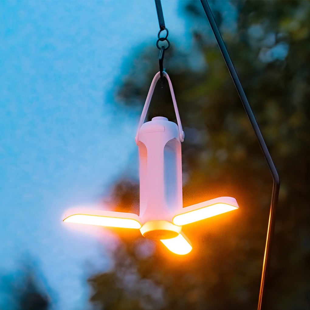 Expandable LED Camping Lantern with USB Charging & SOS Light