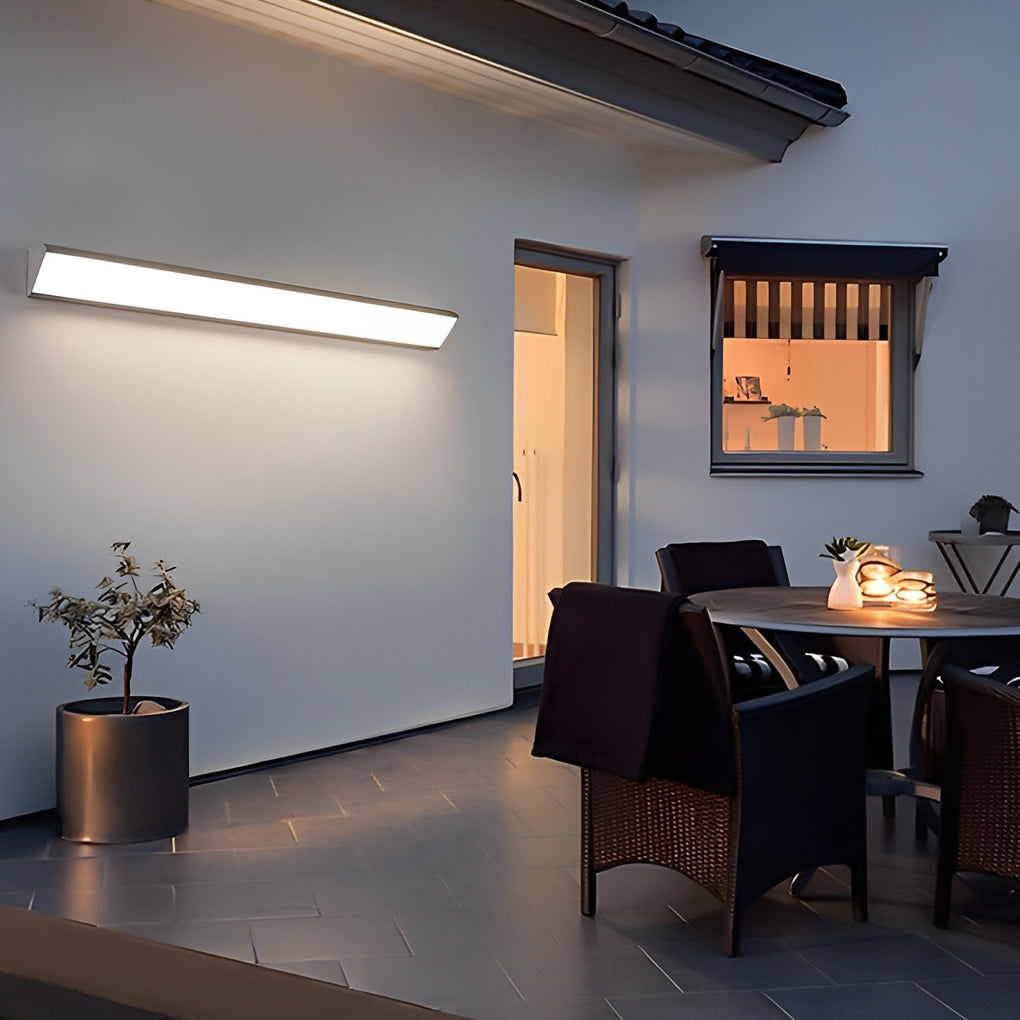 Modern Waterproof LED Outdoor Wall Light - Aluminum Fixture