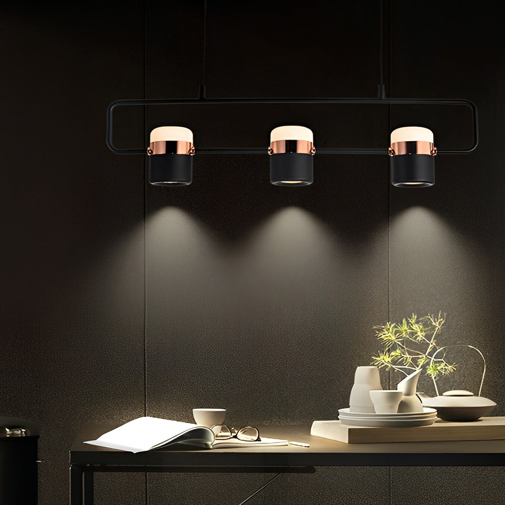 Rotatable Metal LED Pendant Light | Modern Adjustable Chandelier