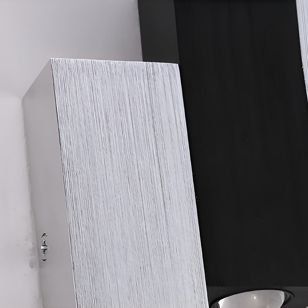 Modern Rectangular LED Wall Light Up Down Aluminum Sconce