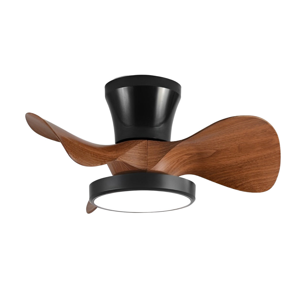 Modern LED Ceiling Fan Light with Remote - 3 Blade Dimmable