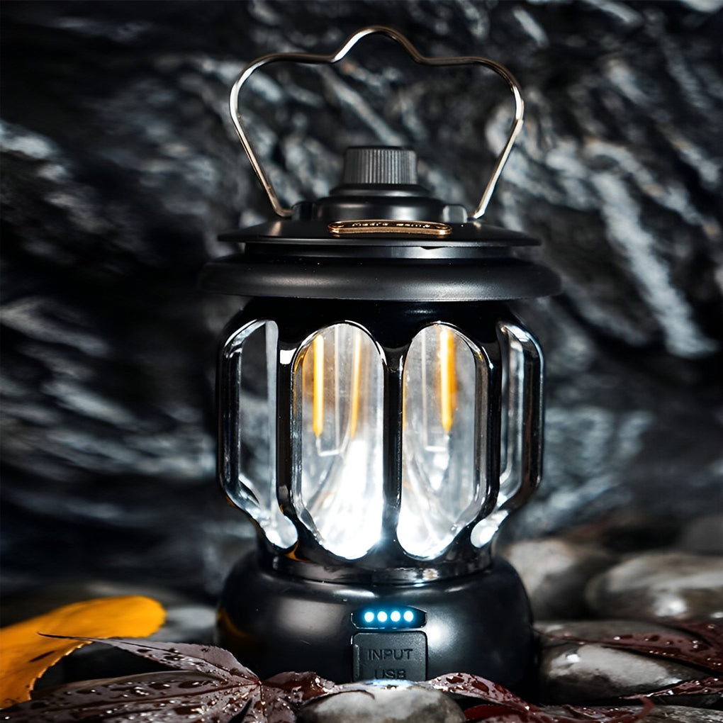 Rechargeable LED Outdoor Lantern with Adjustable Brightness
