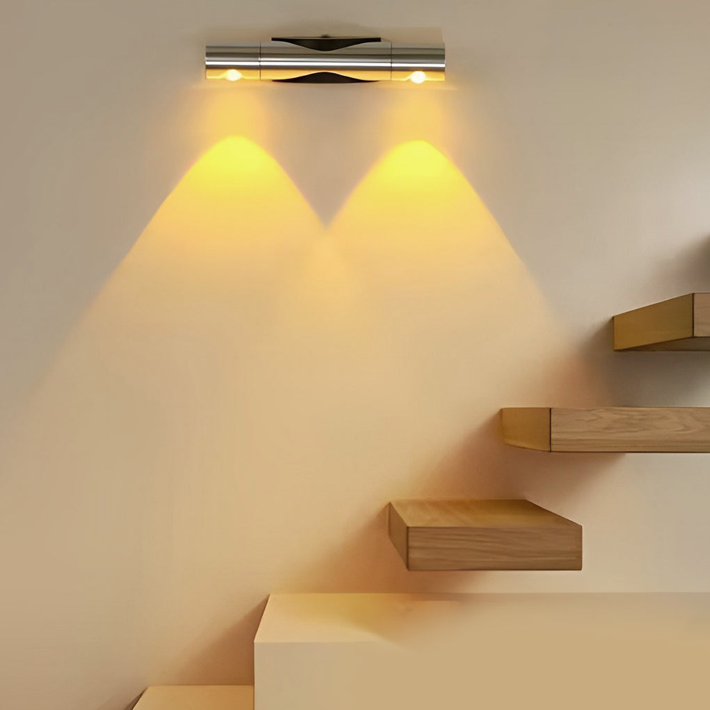 Modern Aluminum Up Down LED Wall Sconce 6W Adjustable Light