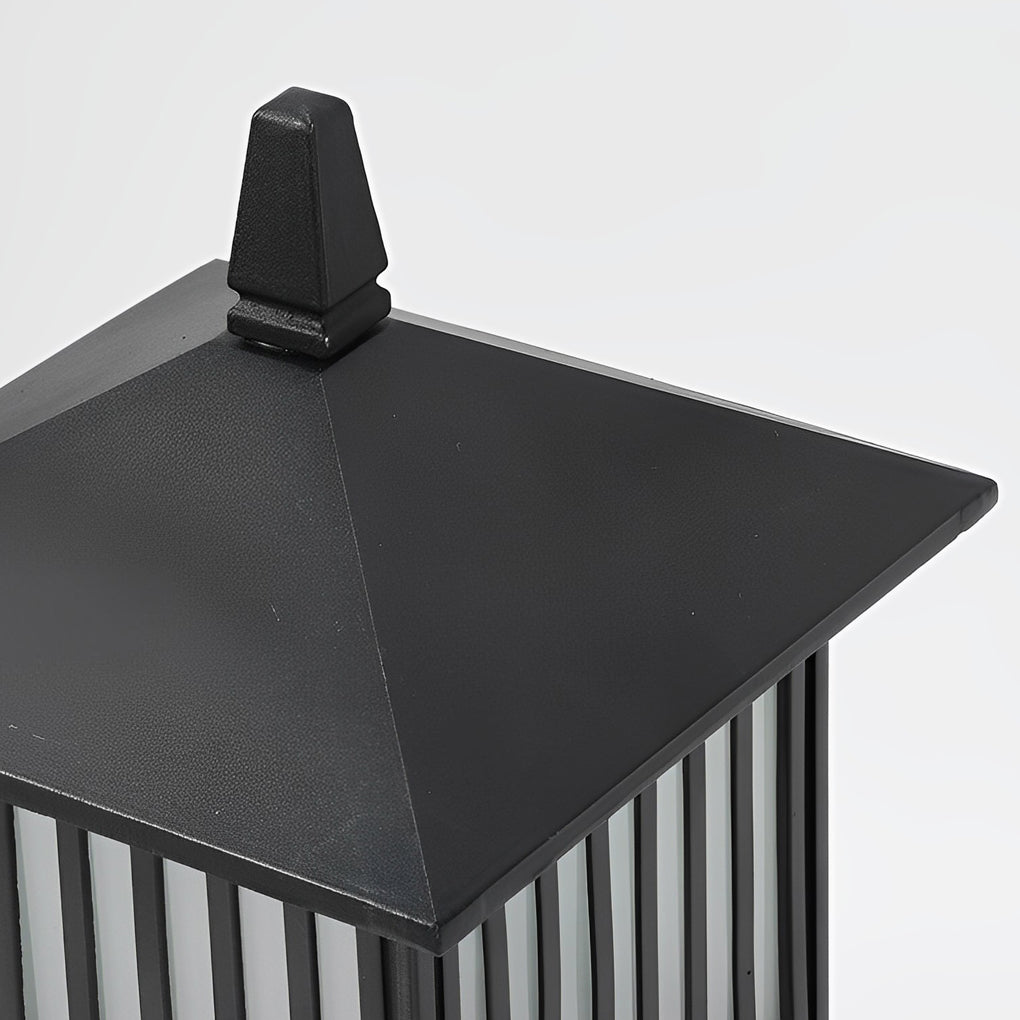 Modern Solar LED Outdoor Wall Light with Die-Cast Aluminum Frame