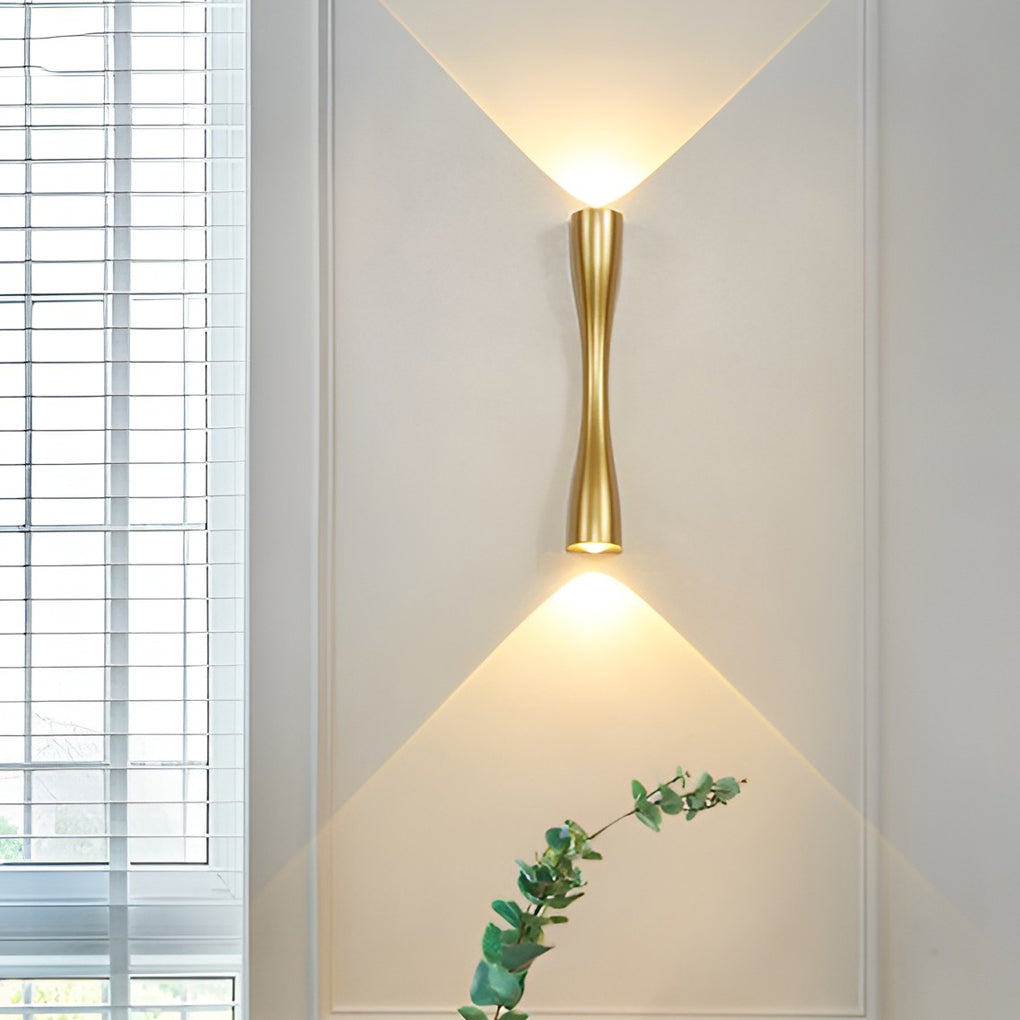 Modern Aluminum LED Wall Sconce Up Down Light Indoor Outdoor