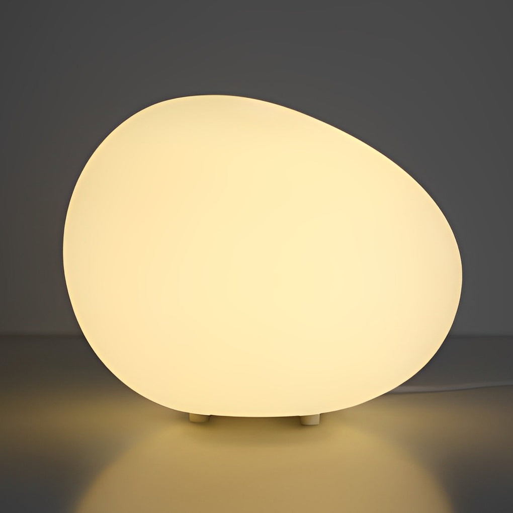 Modern Cobblestone LED Outdoor Lamp with 3-Color Temperature Settings