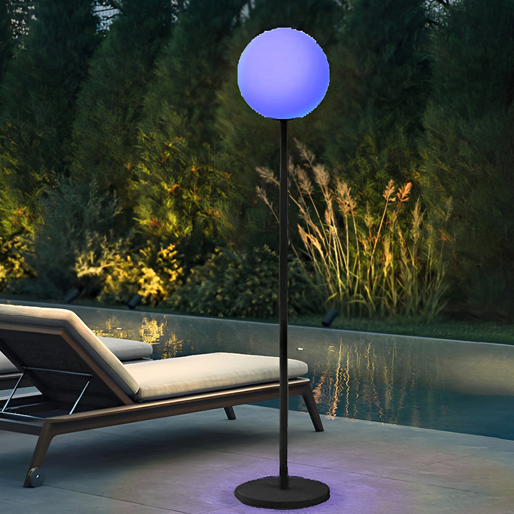 Modern RGB Globe Floor Lamp with App Control - 16 Colors & 4 Modes