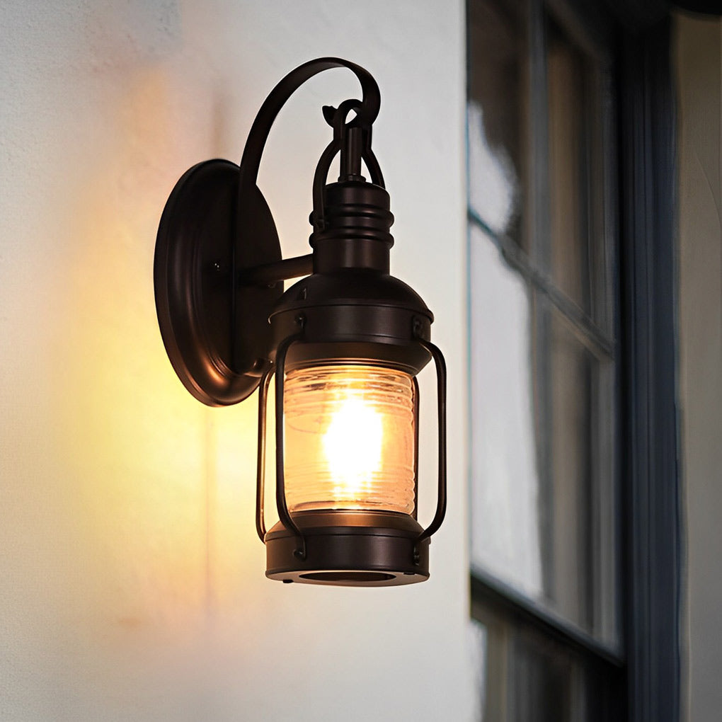 Vintage Aluminum LED Outdoor Lamp - Waterproof Wall & Lawn Light