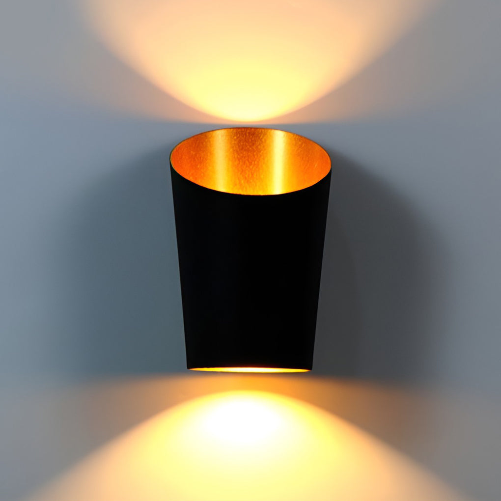 Modern Cylindrical Up Down Wall Light 10W LED Waterproof Aluminum