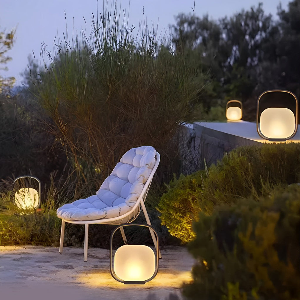 Rechargeable LED Outdoor Floor Lamp with Solar Option