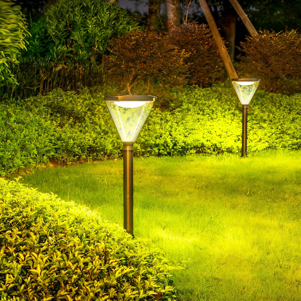 Adjustable Solar LED Lawn Lamp with Intelligent Light Control