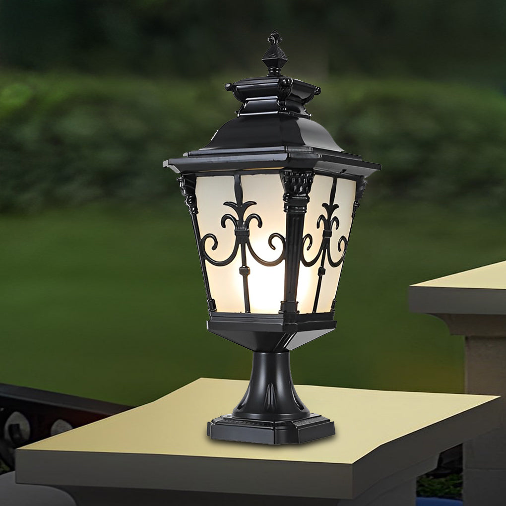 Solar LED Fence Post Light – Waterproof Aluminum Outdoor Pillar Lamp