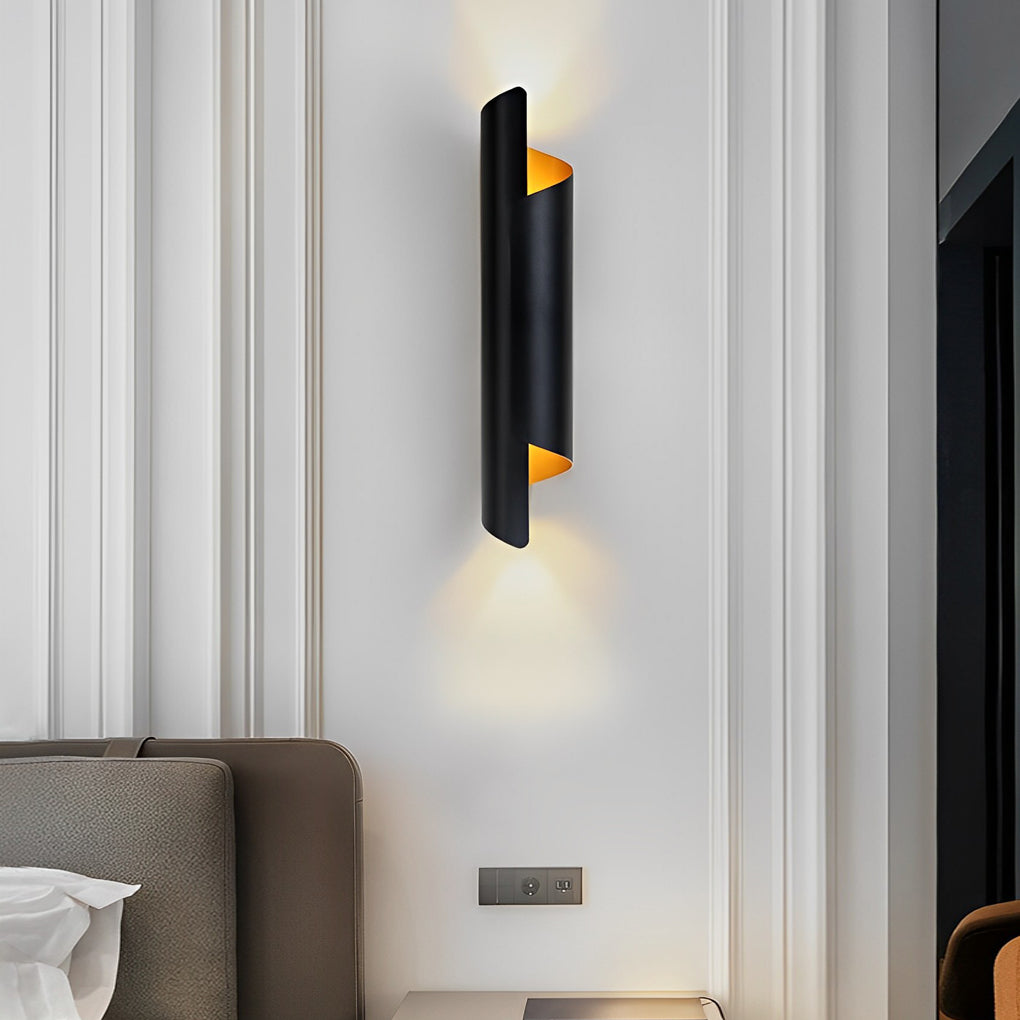 Modern Metal Up Down Wall Sconce LED Light Fixture