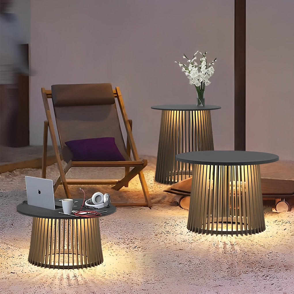 Solar Outdoor Lantern with RGB Lighting & Iron Cage Design