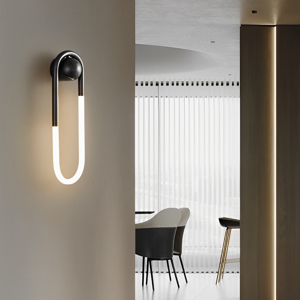 Modern Dimmable LED Copper Wall Sconce with Acrylic Shade