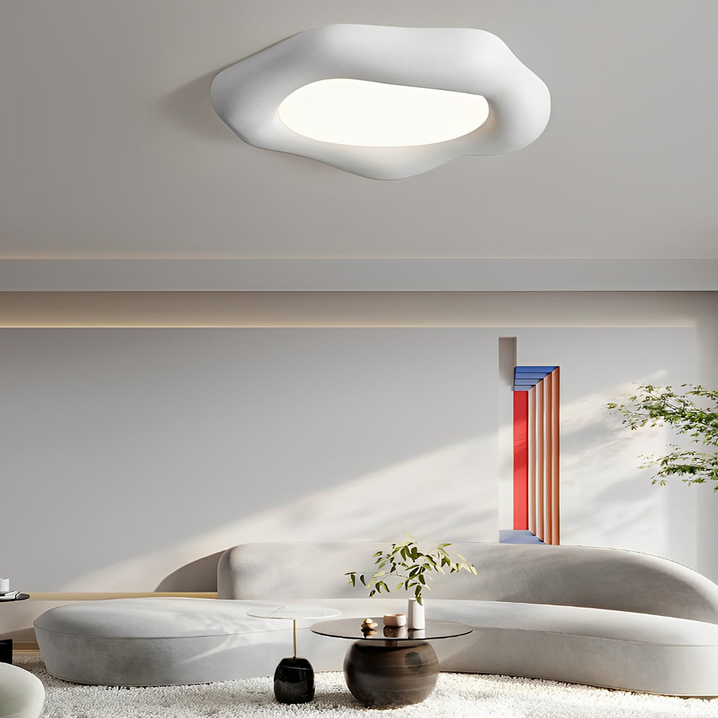 Cloud Modern Flush Mount LED Ceiling Light with 3-Step Dimming
