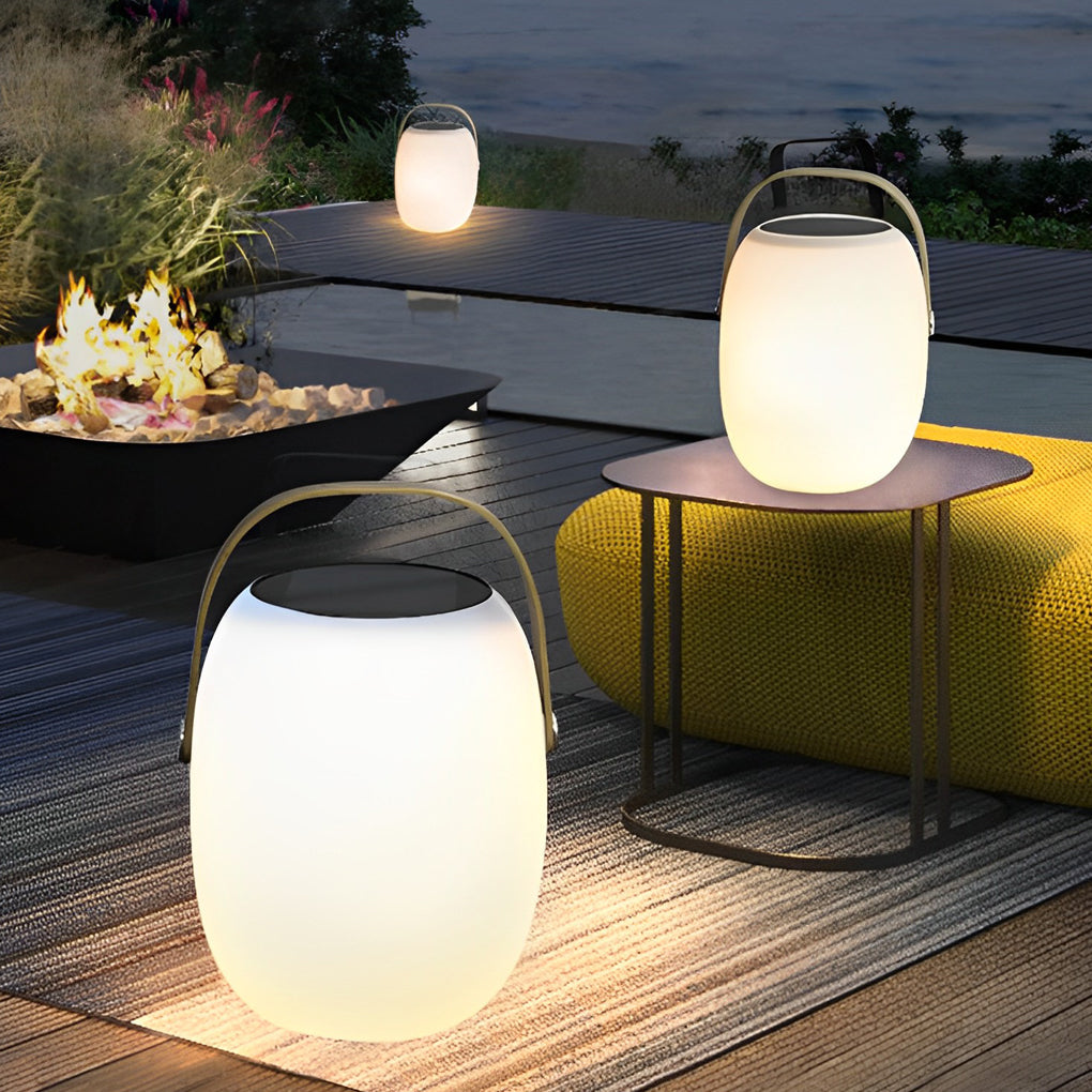 Solar Portable Lantern Table Lamp with Remote & USB Charging