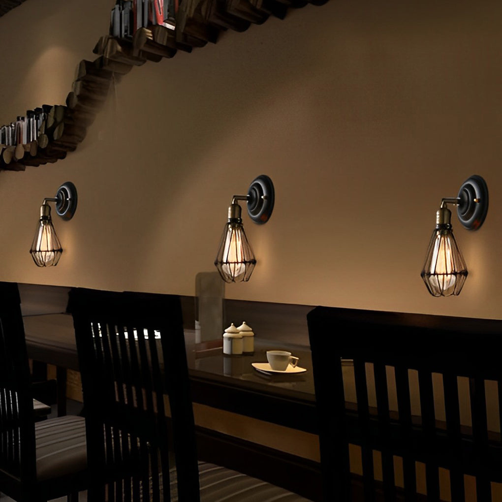 Adjustable Industrial Wall Sconce | Retro Iron Wall Light