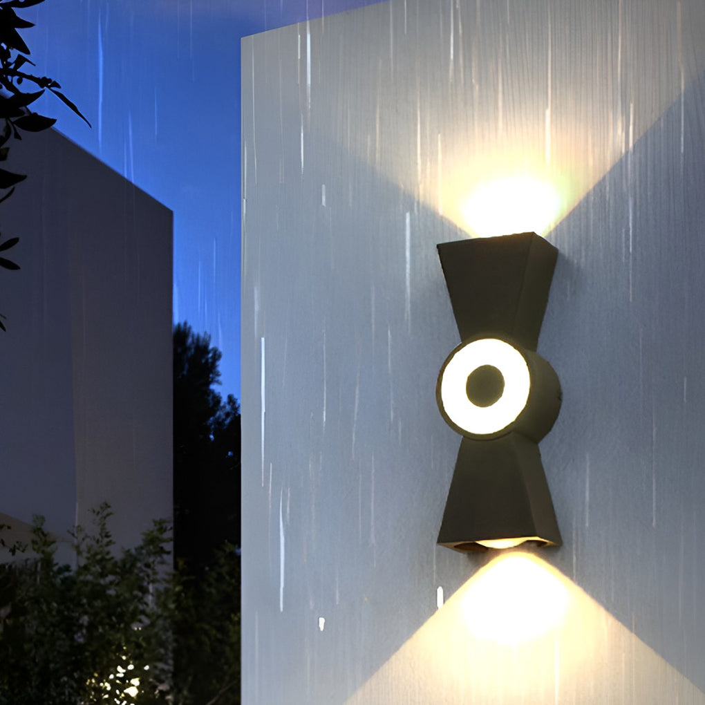 Modern Aluminum LED Up Down Wall Light Waterproof IP65 Indoor Outdoor