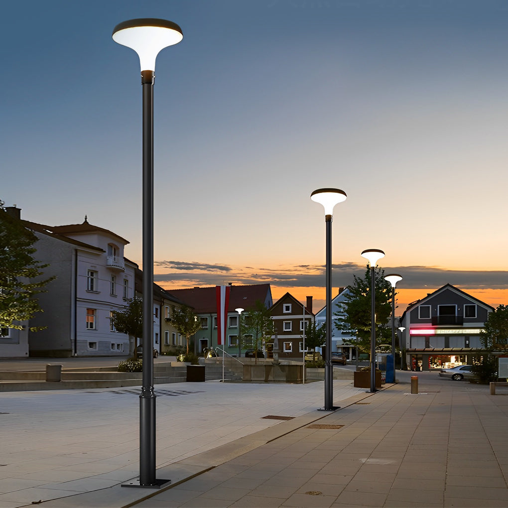 Modern Solar LED Lamp Post - IP65 Waterproof Outdoor Street Light