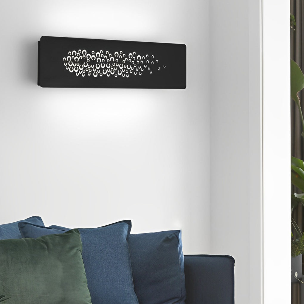 Modern Rectangular LED Wall Light with Up-Down Lighting