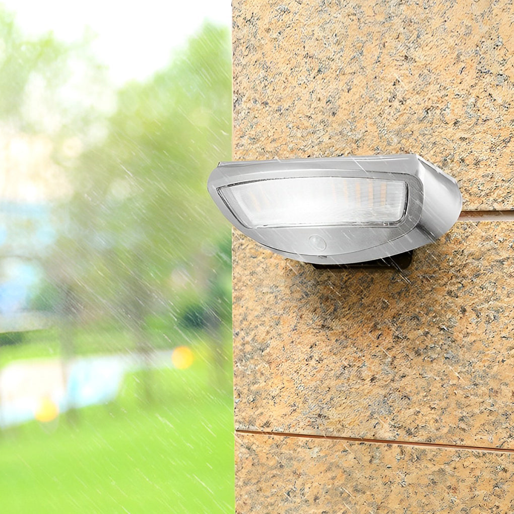 Motion Sensor Solar Outdoor Wall Light with Adjustable Panel