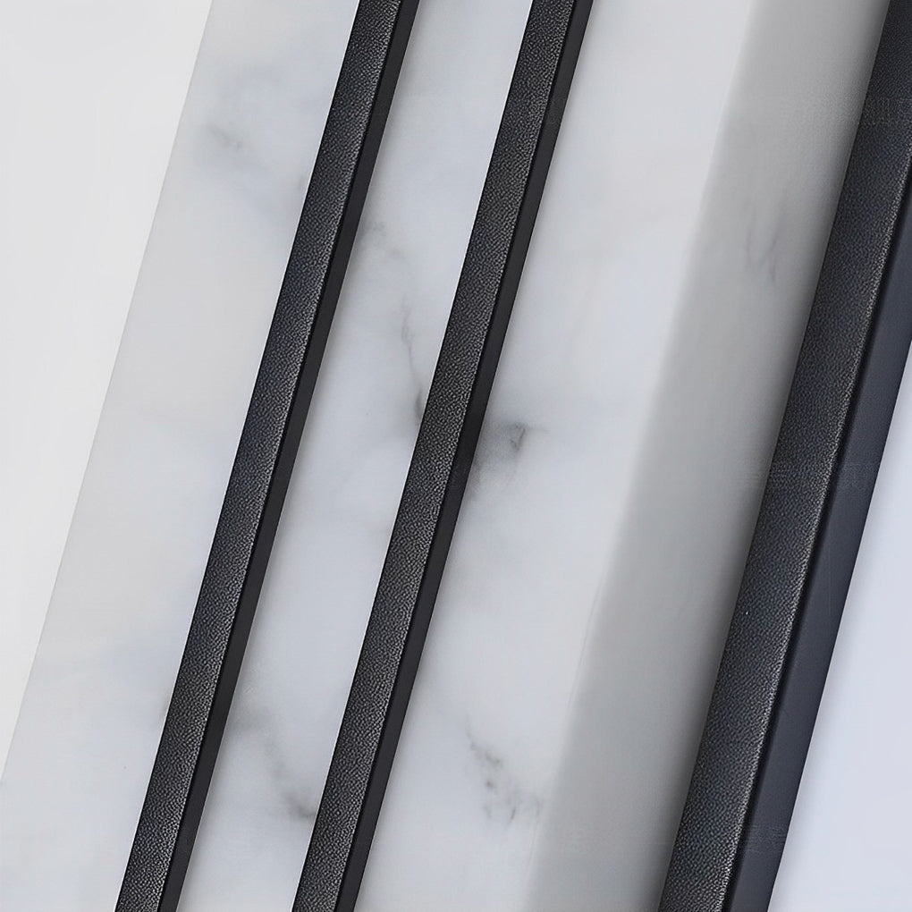 Modern Waterproof Outdoor Wall Light - Resin & Steel LED Fixture