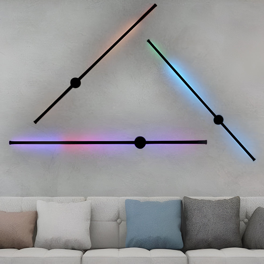 RGB Linear LED Wall Light with Remote Control - Modern Minimalist