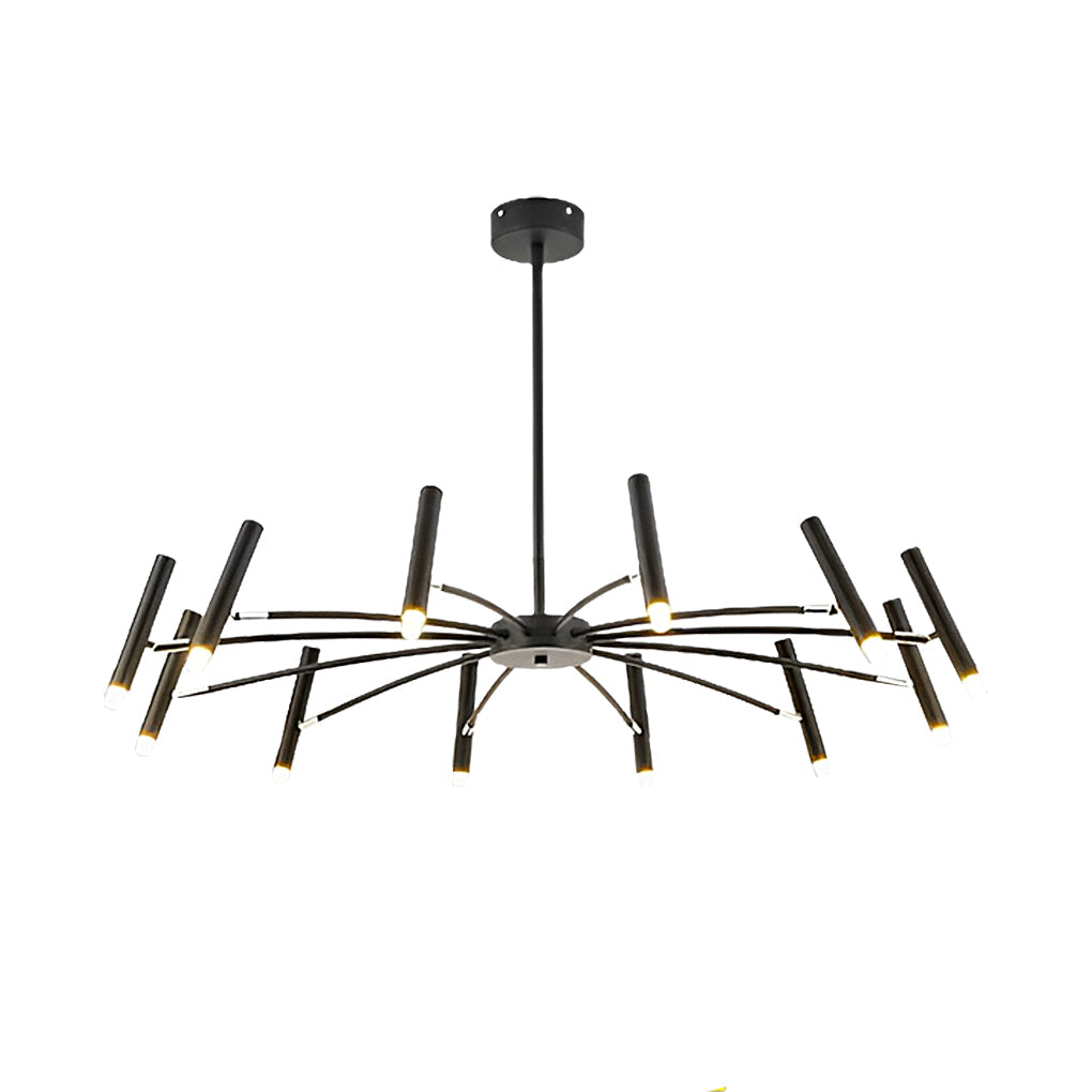 Adjustable Metal LED Minimalist Chandelier with 3-Step Dimming