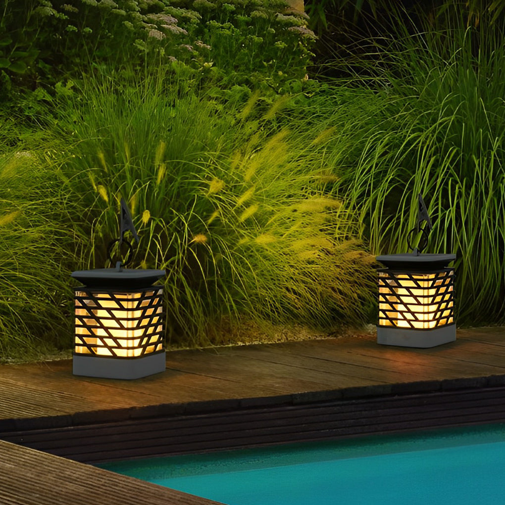 Solar LED Outdoor Lantern with Intelligent Light Sensing