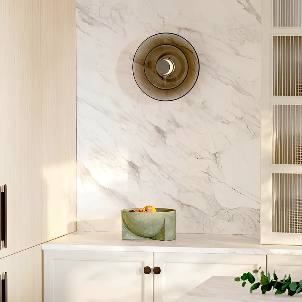 Double Layer Glass Wall Sconce Modern Nordic Lighting