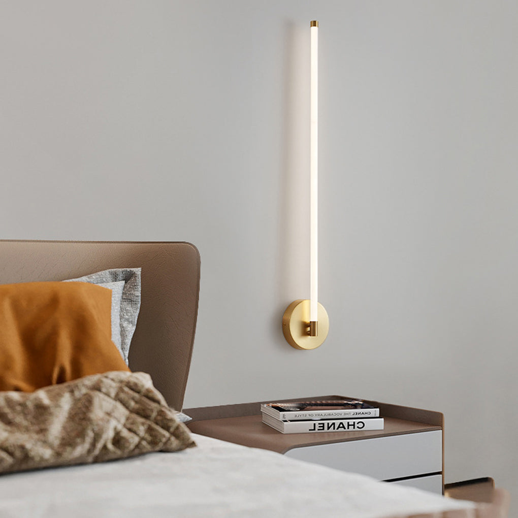 Modern LED Wall Sconce with 3-Step Dimming & Acrylic Shade