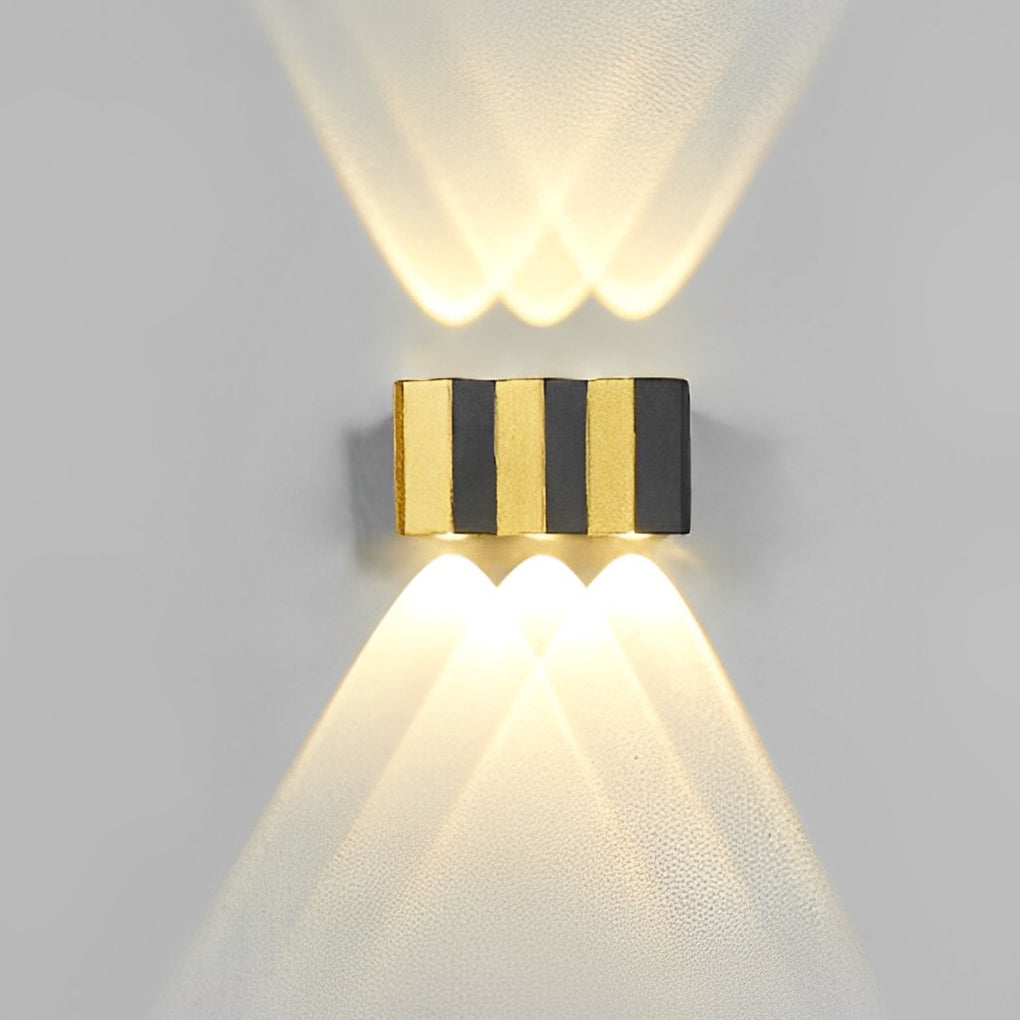 Modern LED Up Down Wall Light Aluminum Outdoor Waterproof IP65