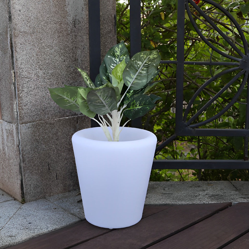 LED Illuminated Planter with RGB Lights & Remote Control