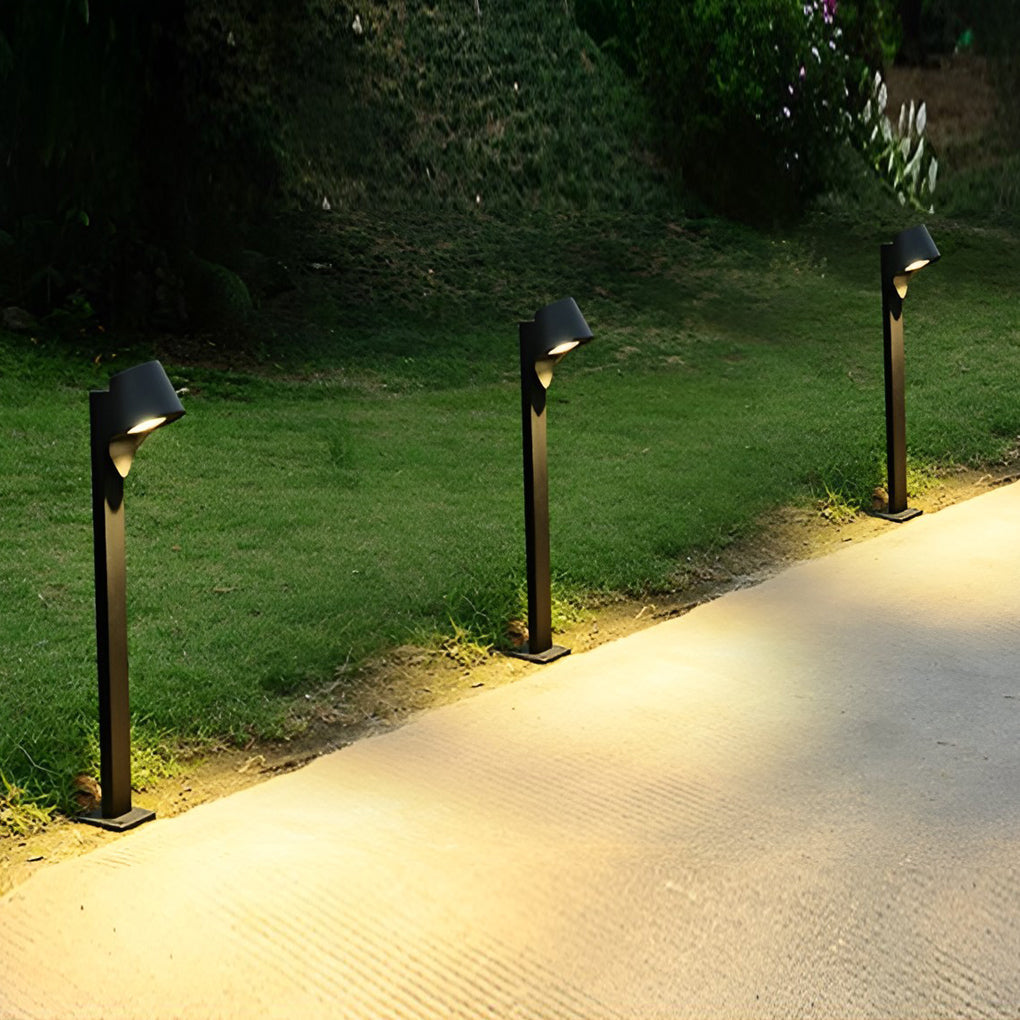 Modern Black Aluminum LED Pathway Light 10W Outdoor Waterproof