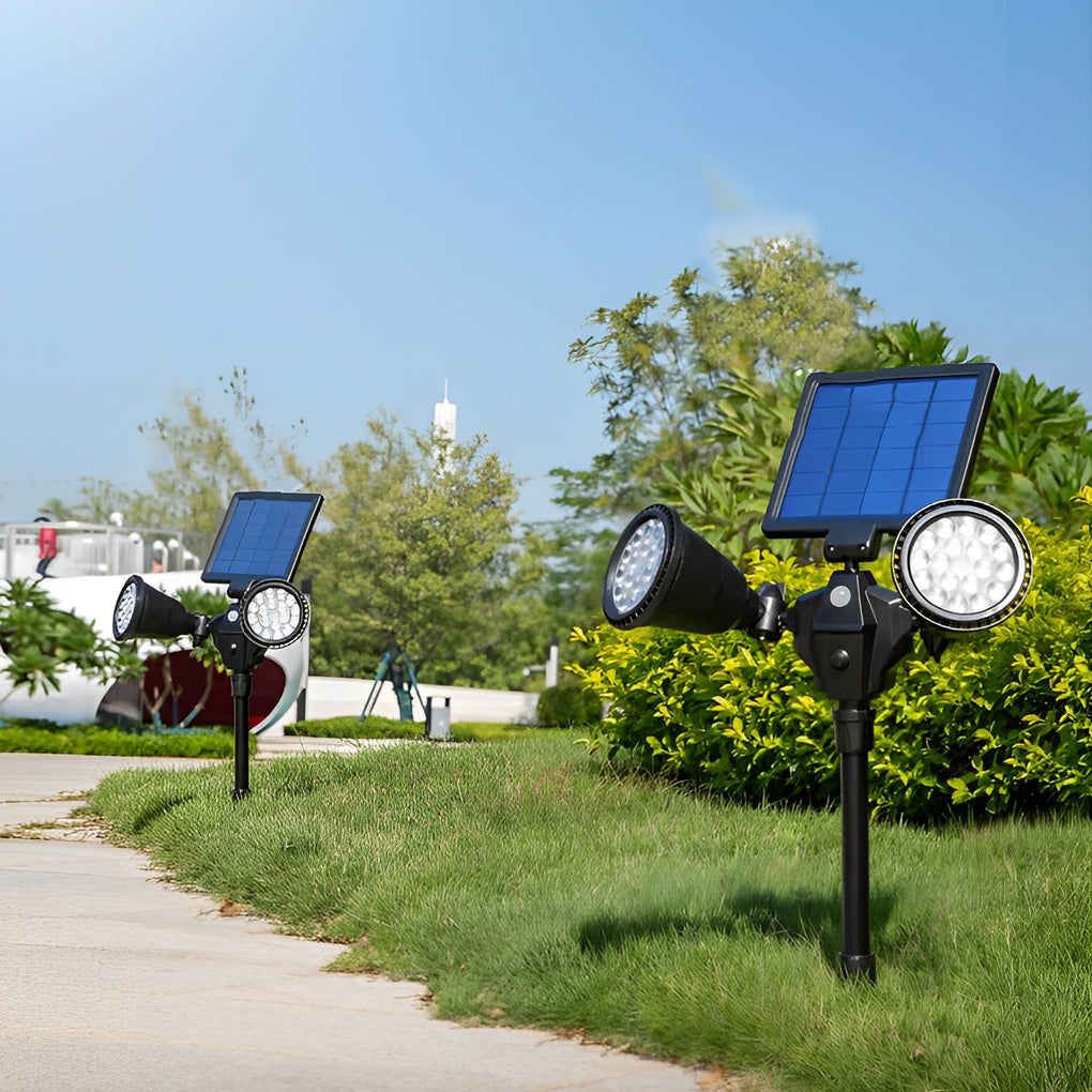 Solar Motion Sensor LED Lawn Light with Adjustable Modes