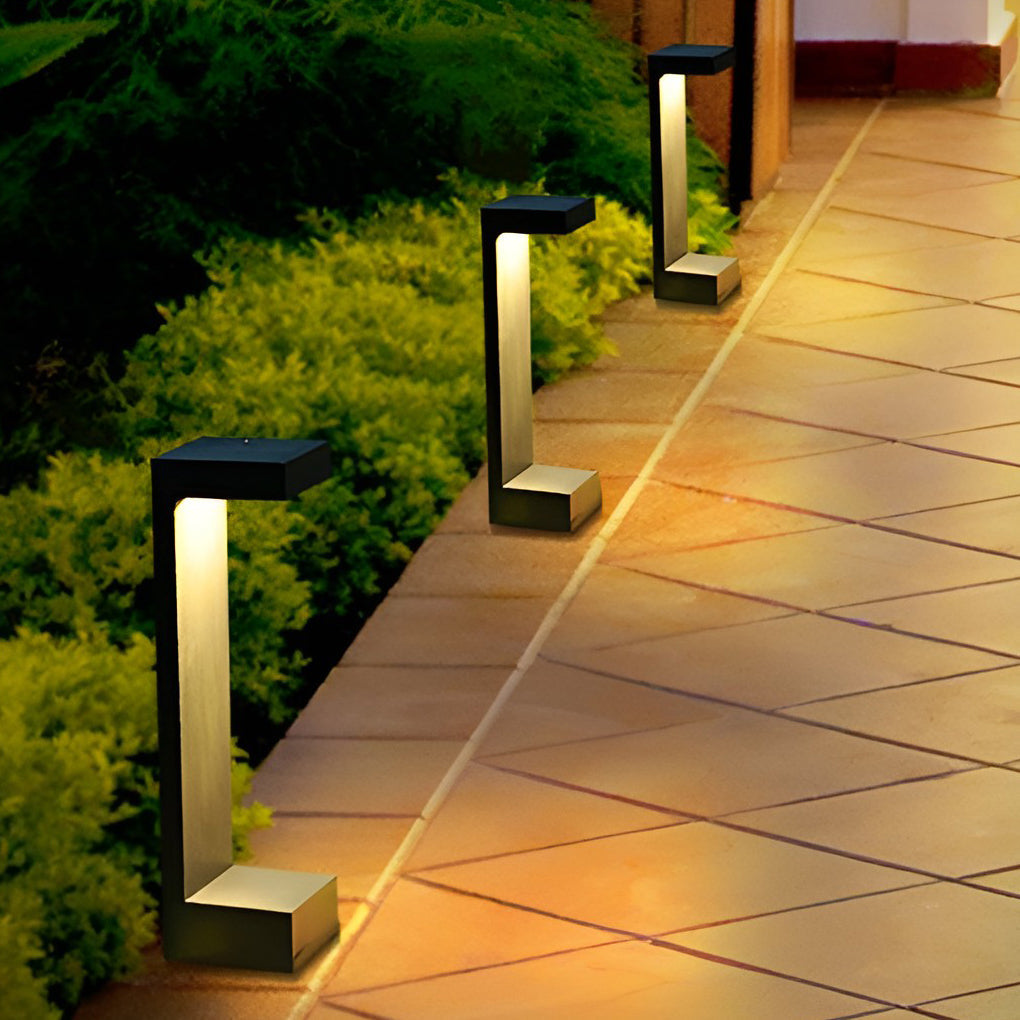 Rectangular Aluminum Pathway Light Waterproof Outdoor Garden