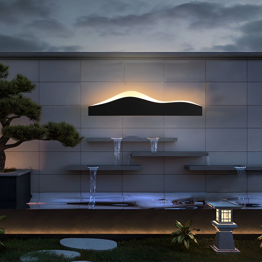 Mountain Scenery Modern LED Outdoor Wall Light - Waterproof IP65