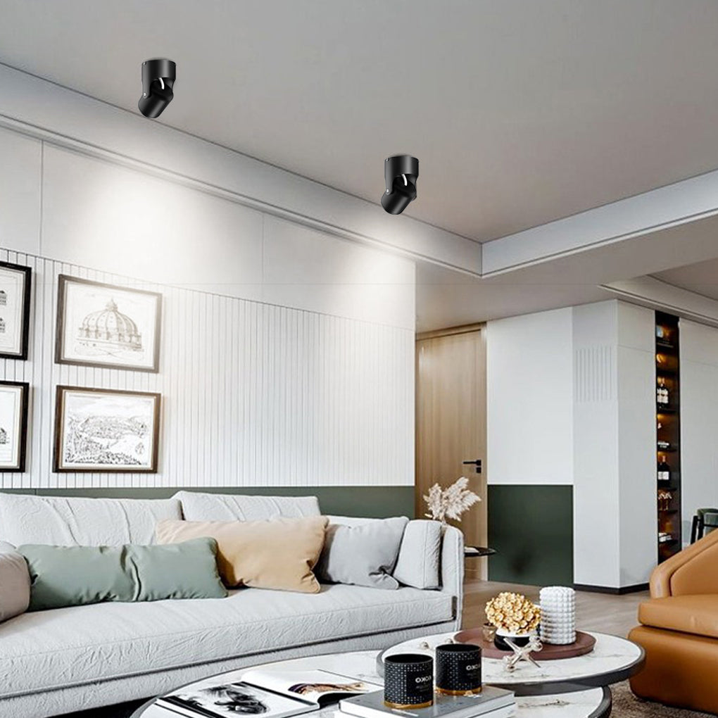 Adjustable Aluminum COB Spotlight Modern Ceiling Mounted Downlight