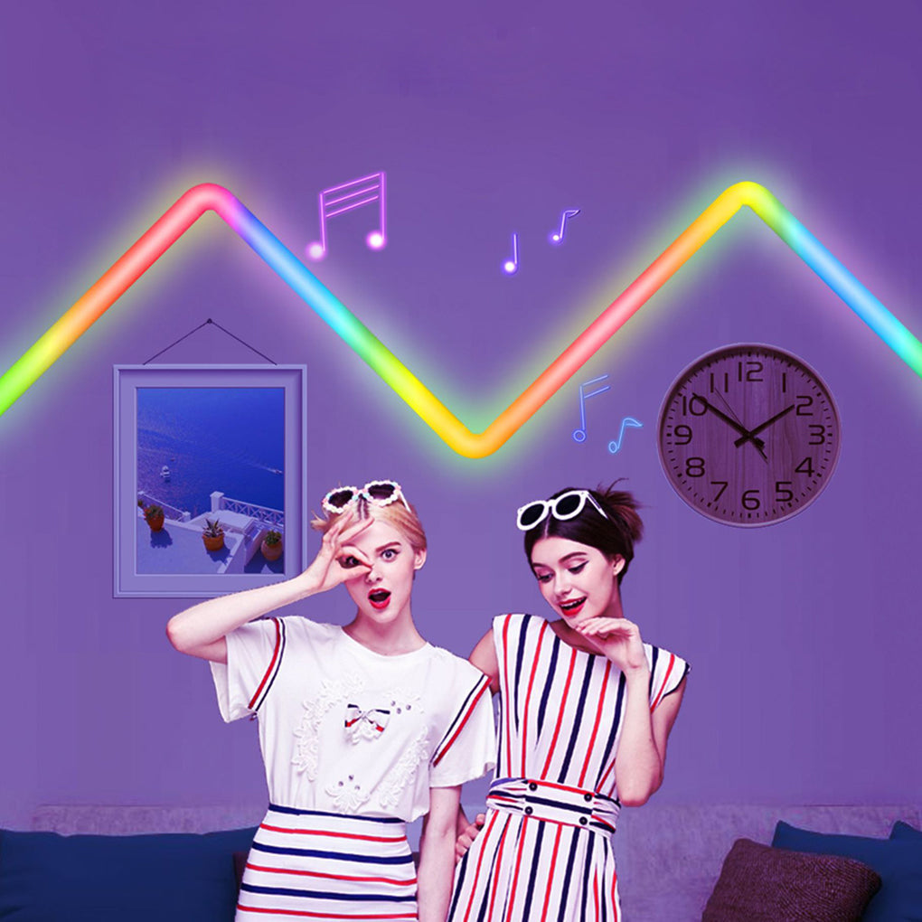 RGBIC Smart LED Modular Wall Light with App & Voice Control