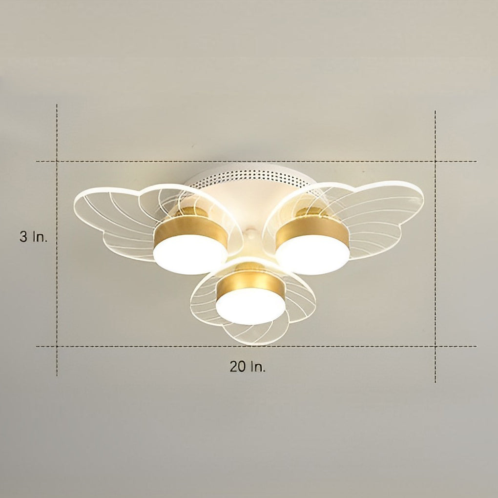 Nordic Flower Acrylic LED Flush Mount Ceiling Light
