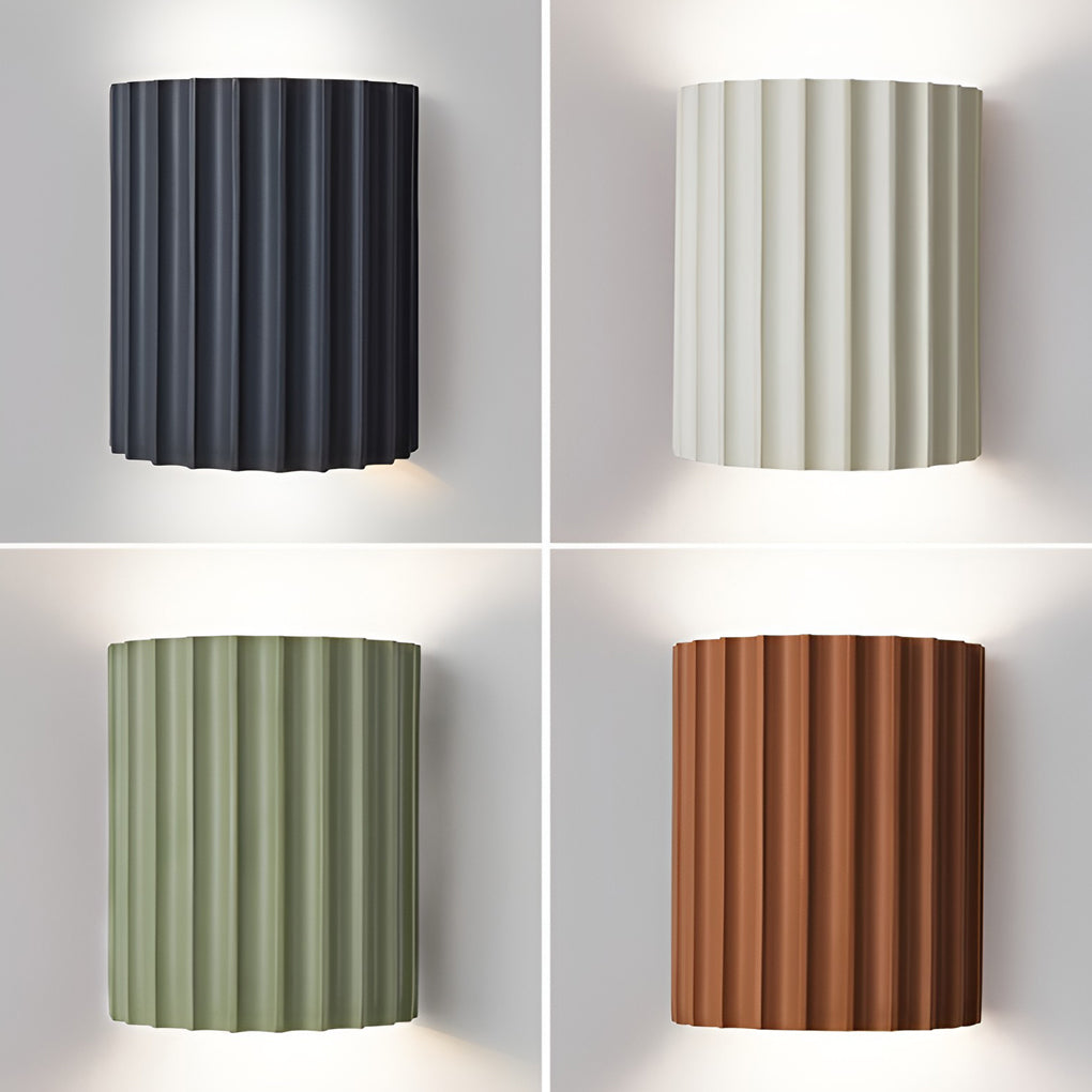 Modern Nordic Up Down Wall Sconce | Resin Dual Light Fixture