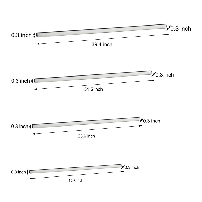 Modern LED Bar Light Set — Aluminum Surface Mount Cabinet Lighting