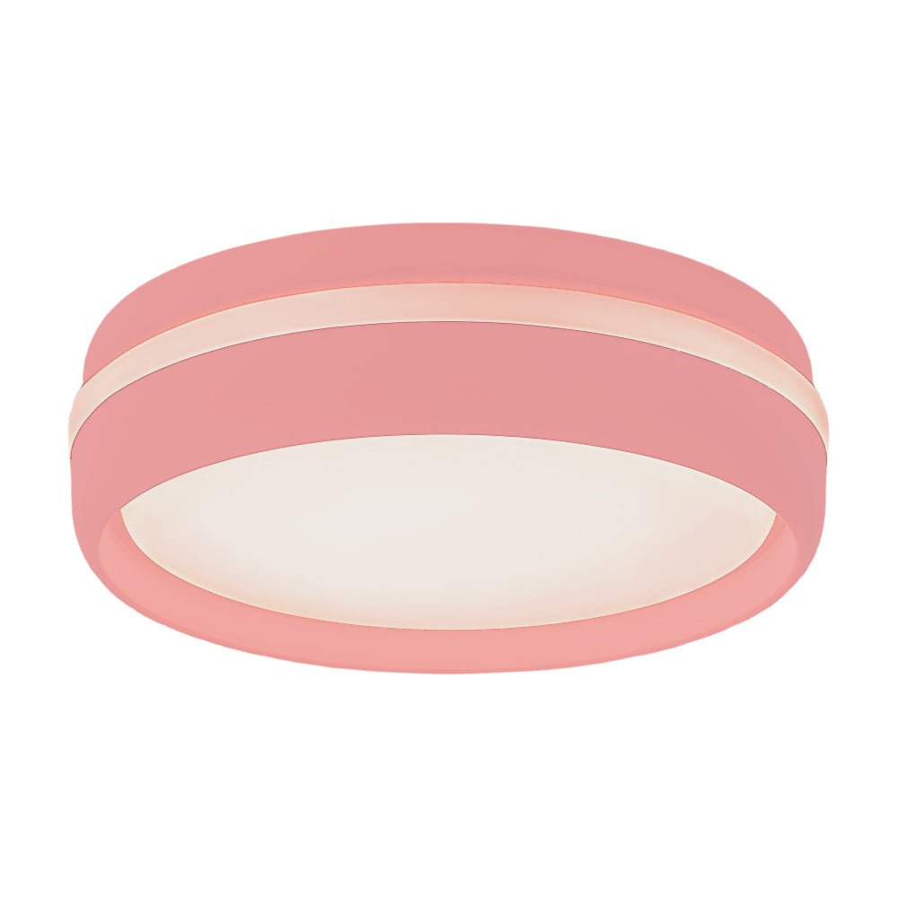 Modern Round Flush Mount LED Ceiling Light - Acrylic Shade
