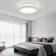 Modern Round Flush Mount LED Ceiling Light - Acrylic Shade